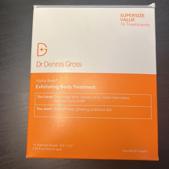 Dr Dennis Gross Other - Dr. Dennis Gross Body exfoliating Treatment 16 count